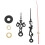 2X Quartz Clock Movement Mechanism Module Repair DIY Kit with Hands 3