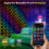 RGB LED String Matrix Pixel Curtain Lights DIY Customize Animation Advertising Atmosphere Light 2