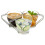 (12) 80ml Glass Espresso Coffee Cups w/ Metal Handle 6
