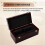 Wood Mic Storage Box Portable Multifunctional Storage Microphone Carrying Case Wireless Mic Protective Box 6
