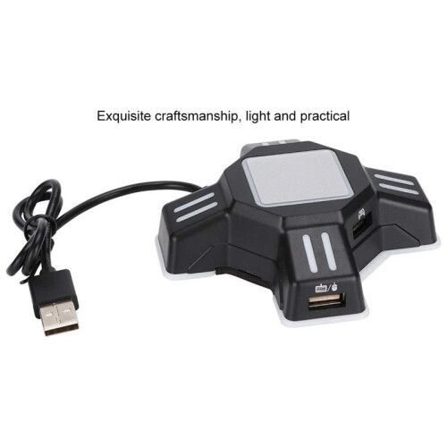 USB Adapter Game Controller for   PS4 PS3, Keyboard Mouse Adapter for Console Gaming, with Wide Compatibility 2
