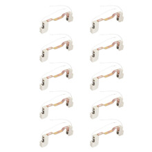 10X R7S Bulb Socket Lamp Holder Connector Metal Ceramics Handle for Flood Light, 118mm