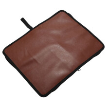 4X 80-Discs Portable Leather Storage Bag Zippered Storage Case for CD DVD Hard Disk Album - Brown