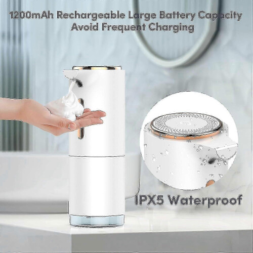 3-level Automatic Foaming Soap Dispenser, 10oz Foaming Hand Soap Dispenser with Aromatherapy 2