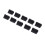 50 Pcs Silicone USB Port Plug Dustproof Plug Stopper Protection Cap Black 5