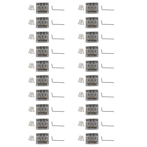 20X 3 String Guitar  String Bridge Bridge Pull String Hard Tail Guitar Bridge Tail 3 String Guitar Replacement