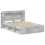 VidaXL vidaXL Bed Frame with Storage Concrete Grey 140 x 190 cm 5
