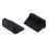 100 Pcs Silicone USB Port Plug Dustproof Plug Stopper Protection Cap Black 8