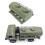 2X for Wpl Remote Control Simulation Train Transportation Oil Tank for B24 B16 B36 5