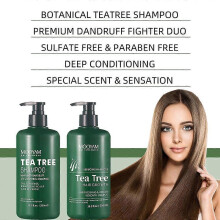 (anti-dandruff) Hair thickening and anti-loss growth shampooTea Tree ShampooNourishing Hair Care with Tea Tree Oil,Three functional options