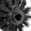 (5pcs, black) 6pcs White Toilet Brush Heads - 8cm Diameter Replacement Brushes 3