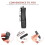 LED Keychain Flashlight  Portable Torch USB Rechargeable Small Handheld Light for Camping Outdoor Emergency 7