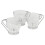 (12) 80ml Glass Espresso Coffee Cups w/ Metal Handle 9