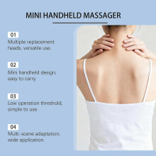 (1PCS) Mini Handheld Massager Comfortable Shoulder, Neck And Joint Care For Daily Use - Compact Mini Massage Device