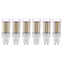 6X GU10 10W 5730 SMD 69 LED Bulbs LED Corn Light LED Lamp Saving 360 Degree 200-240V Warm White