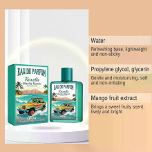(3PCS) Roxelis Manila Manic Tropical Fragrance Spray, 50ml Eau de Parfum, Beachy Summer Scent for Men & Women