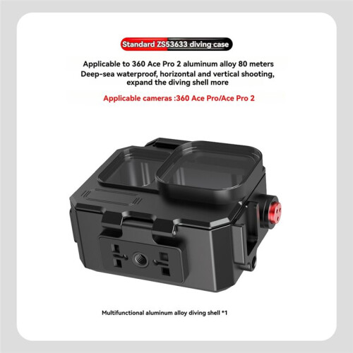 263FT/80M Waterproof Case for  AcePro2 Underwater Diving Protective Housing Shell Action Camera Accessories 1