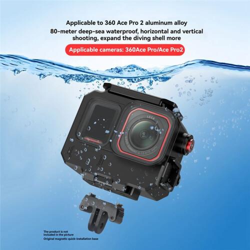 263FT/80M Waterproof Case for  AcePro2 Underwater Diving Protective Housing Shell Action Camera Accessories 2