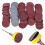 1 Inch 400 Pcs Sanding Discs Pad Kit Round Sandpaper Hook Loop Sander Backer 2