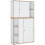 (Chipboard, Black) Office cabinet sliding doors Salia 5x 100 16