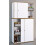 (Chipboard, Black) Office cabinet sliding doors Salia 5x 100 17