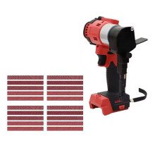 Ponceuse à Bande Électrique Sans Balais avec 20 Bandes Abrasives pour Outils pour 18V pour Métal et Bois