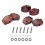 24 Pcs/Set Guitar Tuning Peg Buttons, Tuning Pegs Knobs Machine Heads Buttons for Guitar 3