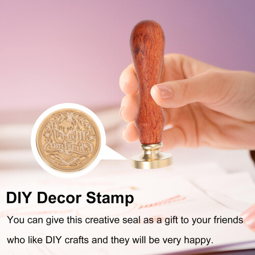 1Eleganter DIY Wachssiegel Mit Festlichem Muster 2