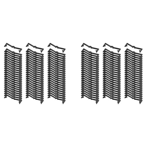 200 Pieces of Plastic Pegboard Hook Lock Pegboard Display Hook Storage Rack 1