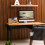 Bamboe bureau organizer met lades 1