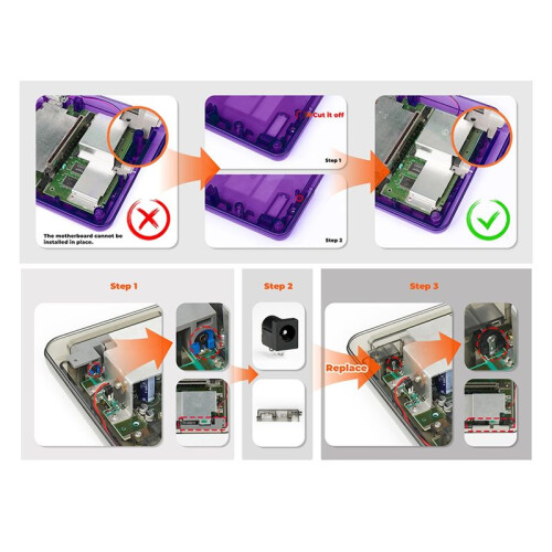 For Super NES Game Console for Bitfunx SFC Replacement Case Transparent Box for Super Famicom Console 2