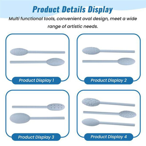 2set Clay Art Texture Tool Set for Tile and Ceramic Modeling,Ceramic Tools Kit Pottery Tools 1