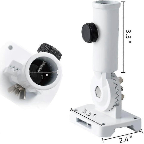 Flag Pole Holder Bracket, Multi-Position Mounting Bracket with Hardware, Premium Aluminium 2