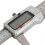 Digital Caliper 0-150 mm LED Display Stainless Steel Silver Measuring Tool with Precision Scale 4