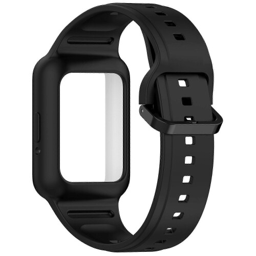 Galaxy Fit3 SM-R390 Soft Silicone Replacement Strap with Case, Comfortable Wristband Accessory 2