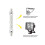 5 Pack R7s 118mm 300W Dimmable Halogen Linear Bulbs 220V for Constructions, Warm White 3