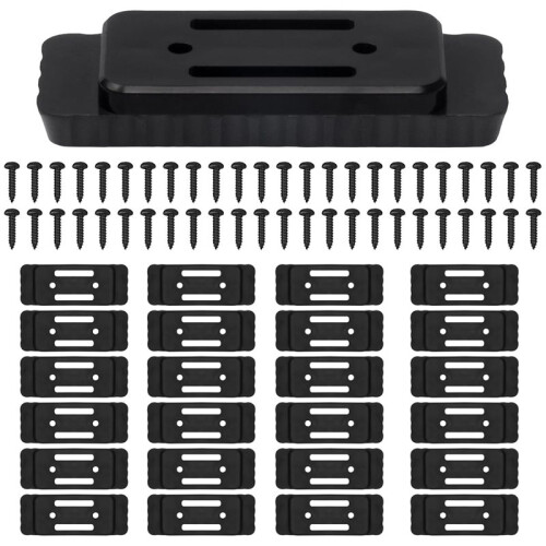 24Pack Mounting Feet for  Packout,for  Packout Accessories,Feet Mounting System with 48 Nails