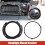 7 Inch Round Headlight Mounting Retaining Bracket Ring Set with Headlight Metal Ring for   JK 2007-2017 2