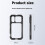 For  17 Cage Quick Release Video Rig Phone Stabilizer with 67mm Filter Ring 17mm Lens Backplate TMount 8