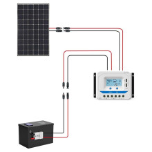 Solar Extension Cable - 10AWG (6mm²) Solar Panel Connector, Male/Female Solar Connector for Outdoor Solar Panels