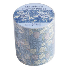 JIANWU Maurice'S Flower Paper Series Vintage Plant Floral Pattern Landscape Material Collage Tape