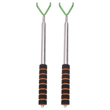 2X Disc Retriever Telescoping Disc Grabber Durable Stainless Steel Disc Retrieving Device Retrieve Discs