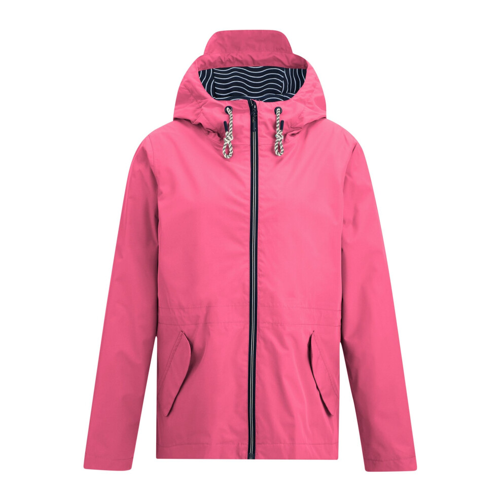 Regatta (14 Uk, Pink Lemonade) Womens/Ladies Bayletta Grid Distress Waterproof Jacket