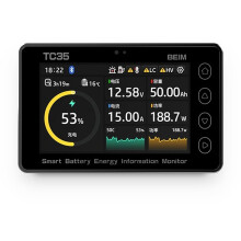 TC30 8-80v 100A RS485 Digital LCD Battery Monitor Instrument Indicator Intelligent Shunt Battery Tester