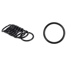 20 Pcs Mechanical Black Rubber O Ring Oil Seal, 10 Pcs 36 X 3.1 X 30mm & 10 Pcs 40 X 4 X 32mm