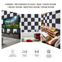 36 Pcs Acoustic Foam Panels,Soundproofing Panel Beveled Sound Panels, Acoustic Treatment Used in Home&Offices Wall