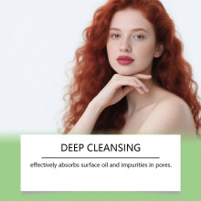 (1PCS) The Bubble Deep Cleansing Mask Gently Cleanses The Facial Skin, Controls Oil, Blackheads, Hydrates And Moisturizes