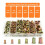 U Nut Kit 100 τμχ από ανοξείδωτο ατσάλι Πολύχρωμο γαλβανισμένο σετ κλιπ 2