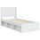 VidaXL vidaXL Bed Frame with Storage and Headboard White 90 x 190 cm 4