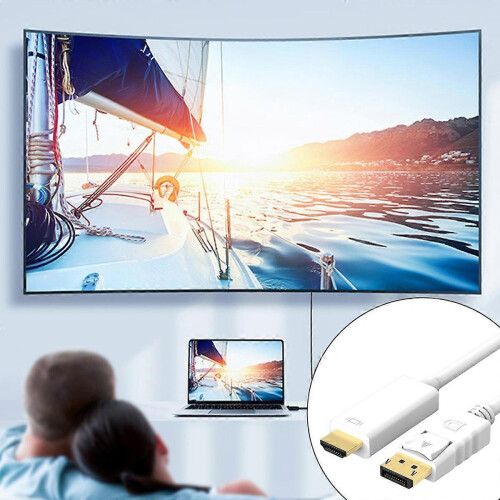 DisplayPort σε καλώδιο HDMI 4K UHD για οθόνη υπολογιστή, επίχρυσες υποδοχές, σ 1